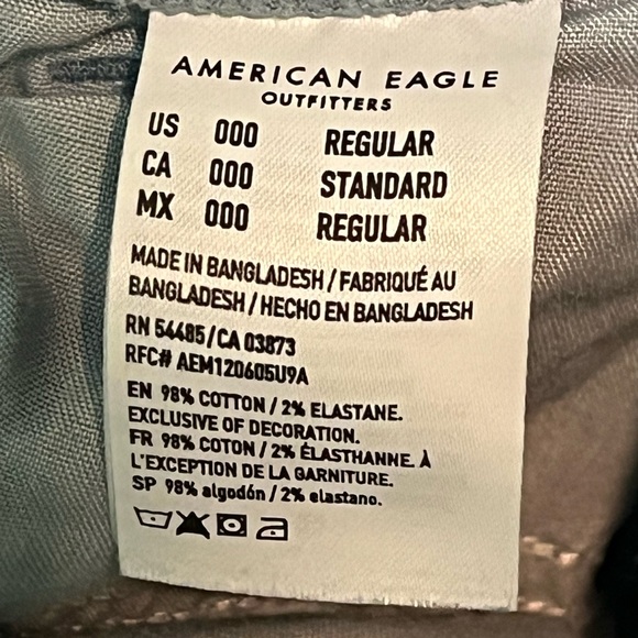 3/$30 AEO Light Blue Corduroys - Picture 9 of 12